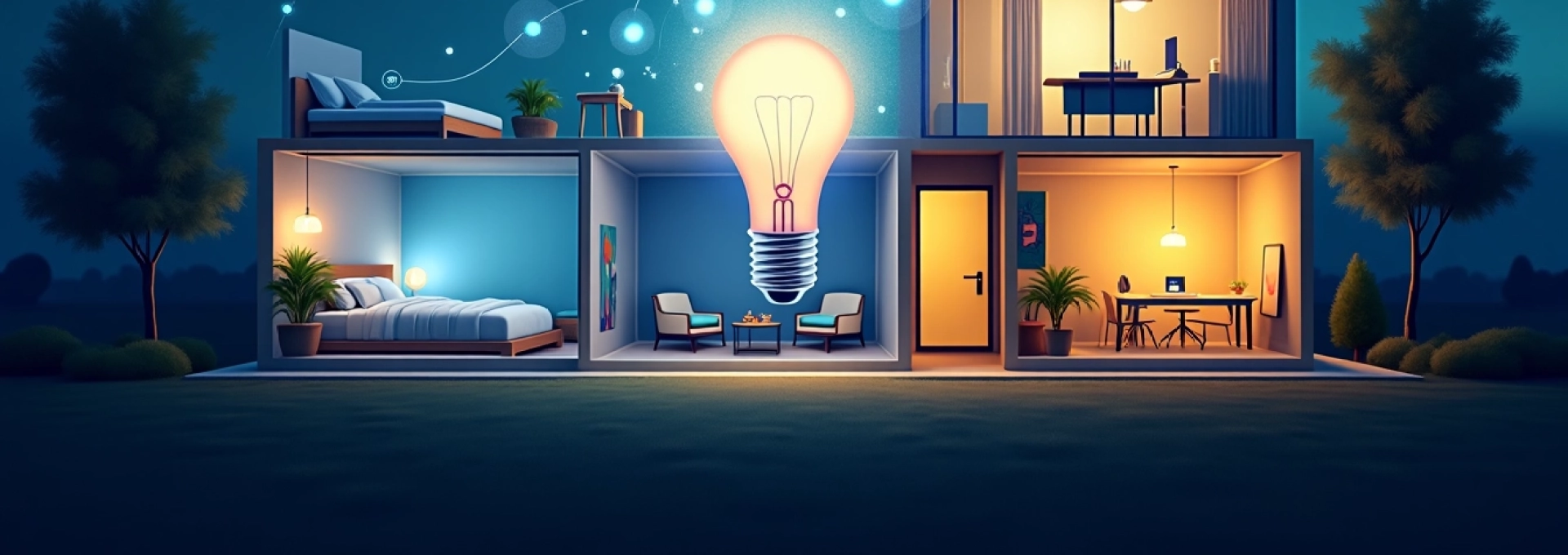 iluminación conectada